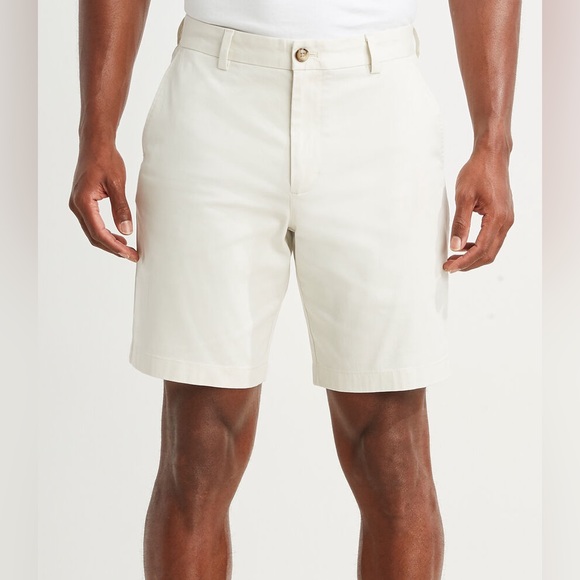 2 Pairs NWT Vineyard Vines 9” Stretch Breaker Short Size 33 - Pink & Stone Beige - Picture 6 of 10